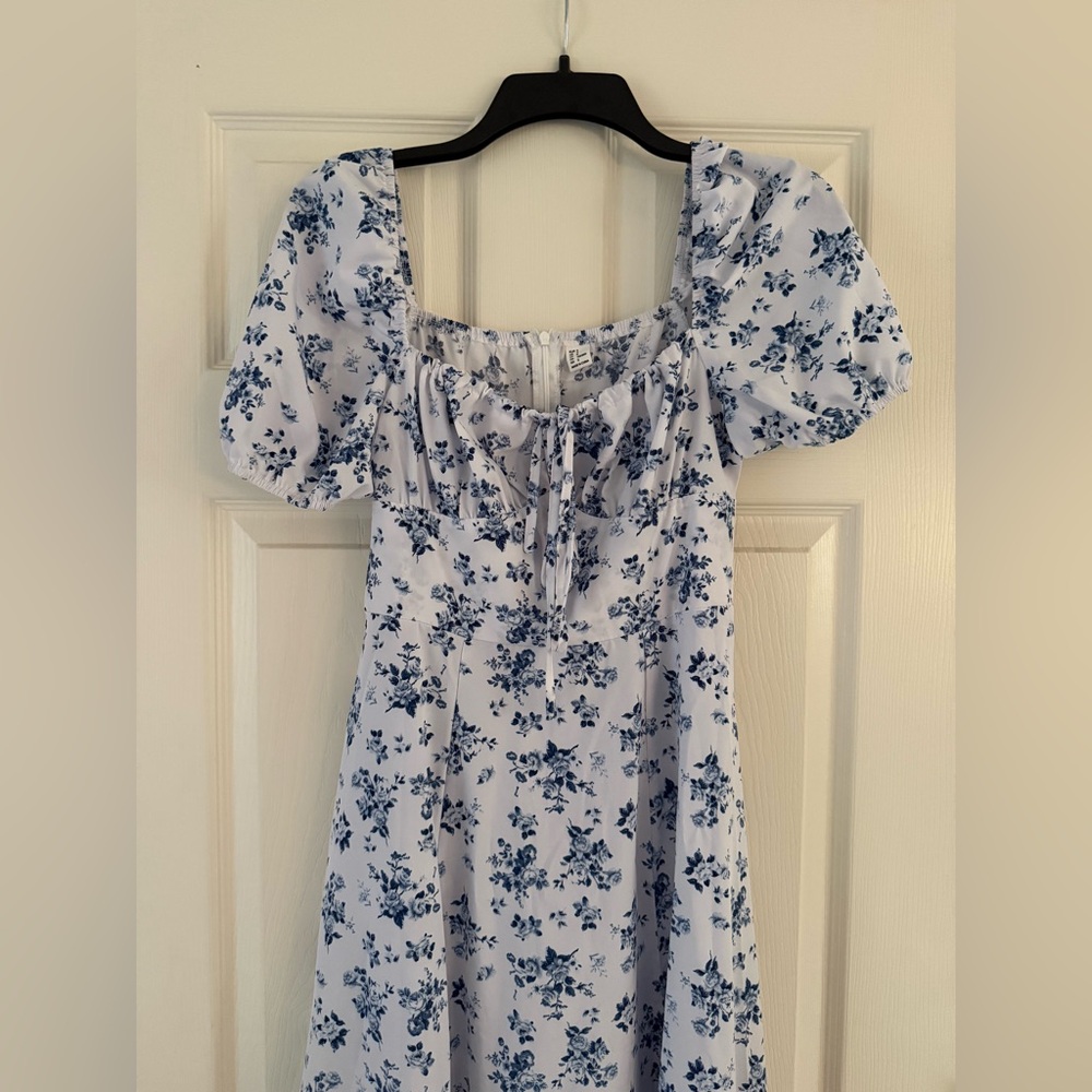 Floral Puff Sleeve Dress